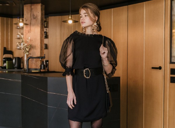 black Hortense dress